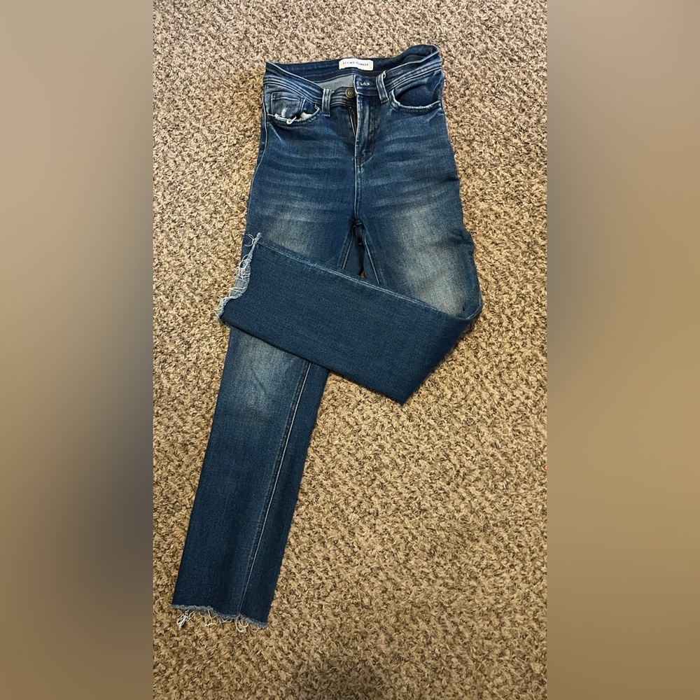 Flying Monkey Dark Blue Straight Leg Jeans